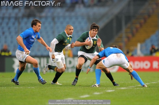 2009-11-21 Udine - Italia-Sud Africa 1593 Jaque Fourie